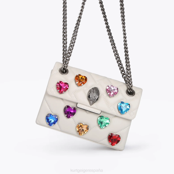 Kurt Geiger mujer minibolso kensington love londres 2LPR51 | bolsas hueso